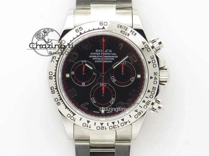 0420 Daytona 116500 SS TWF 1:1 Best Edition 904L Steel Black Dial on SS Bracelet A EasyCare 2407